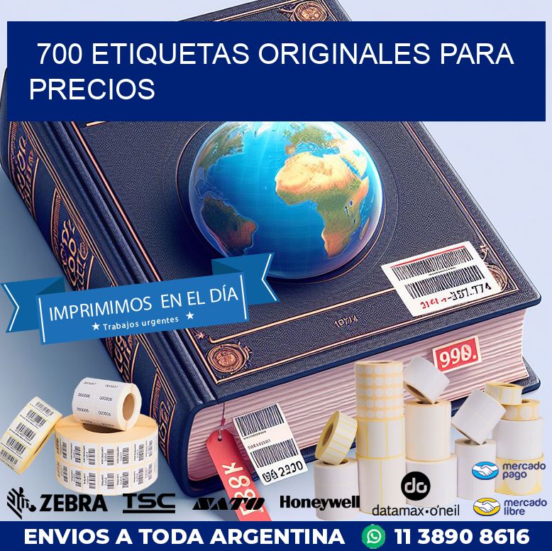 700 ETIQUETAS ORIGINALES PARA PRECIOS