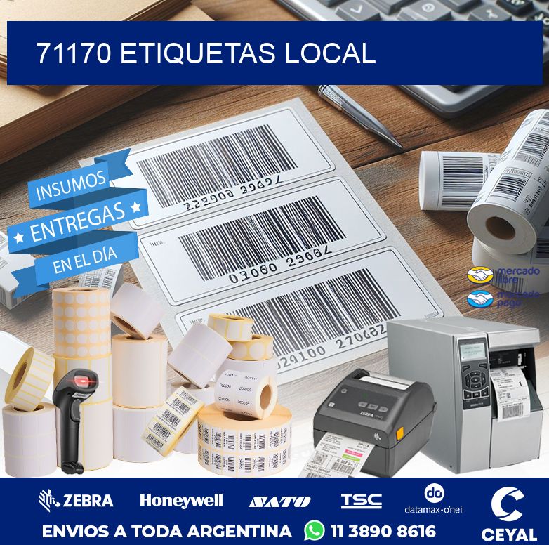 71170 ETIQUETAS LOCAL