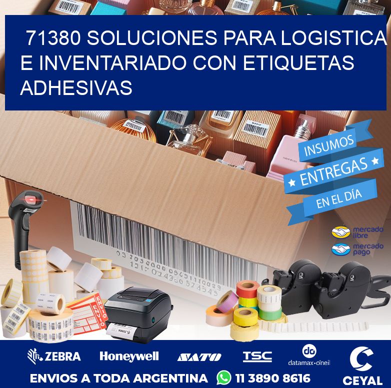 71380 SOLUCIONES PARA LOGISTICA E INVENTARIADO CON ETIQUETAS ADHESIVAS