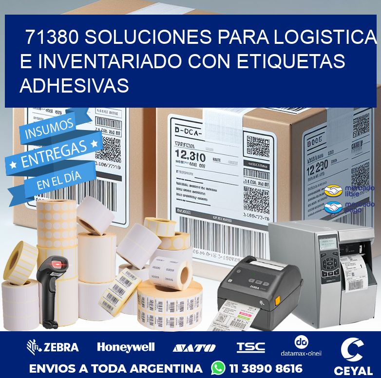 71380 SOLUCIONES PARA LOGISTICA E INVENTARIADO CON ETIQUETAS ADHESIVAS
