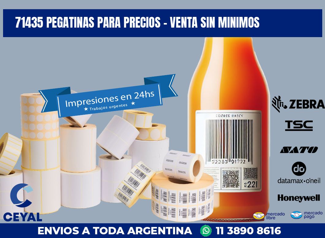 71435 PEGATINAS PARA PRECIOS - VENTA SIN MINIMOS