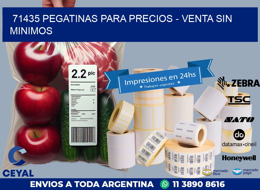 71435 PEGATINAS PARA PRECIOS – VENTA SIN MINIMOS
