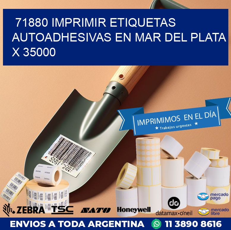 71880 IMPRIMIR ETIQUETAS AUTOADHESIVAS EN MAR DEL PLATA X 35000