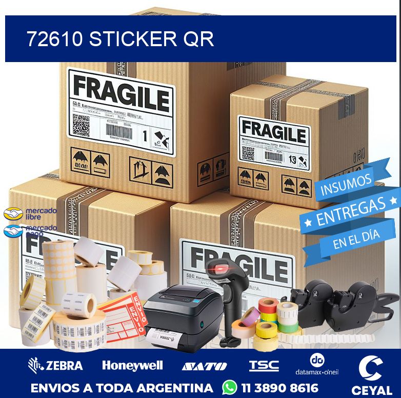 72610 STICKER QR
