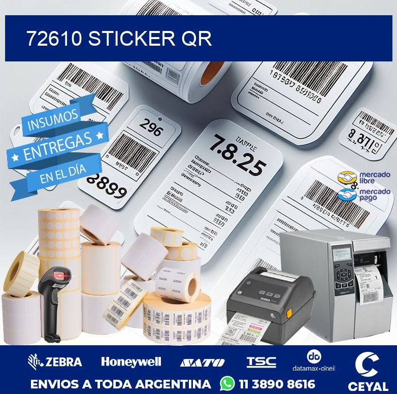 72610 STICKER QR