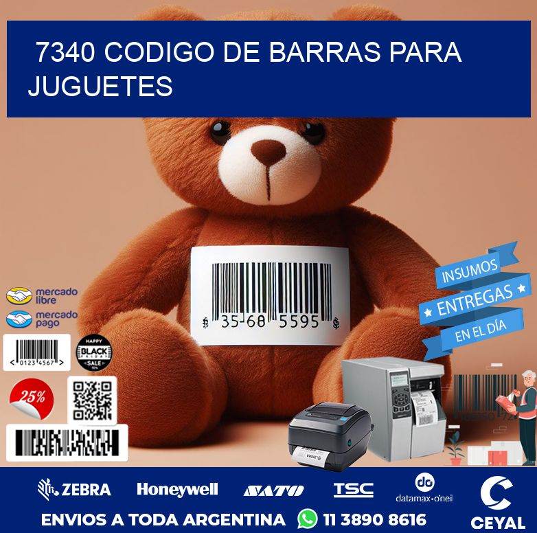 7340 CODIGO DE BARRAS PARA JUGUETES