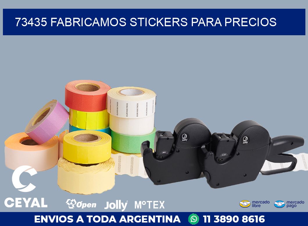 73435 FABRICAMOS STICKERS PARA PRECIOS