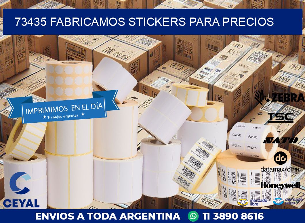 73435 FABRICAMOS STICKERS PARA PRECIOS