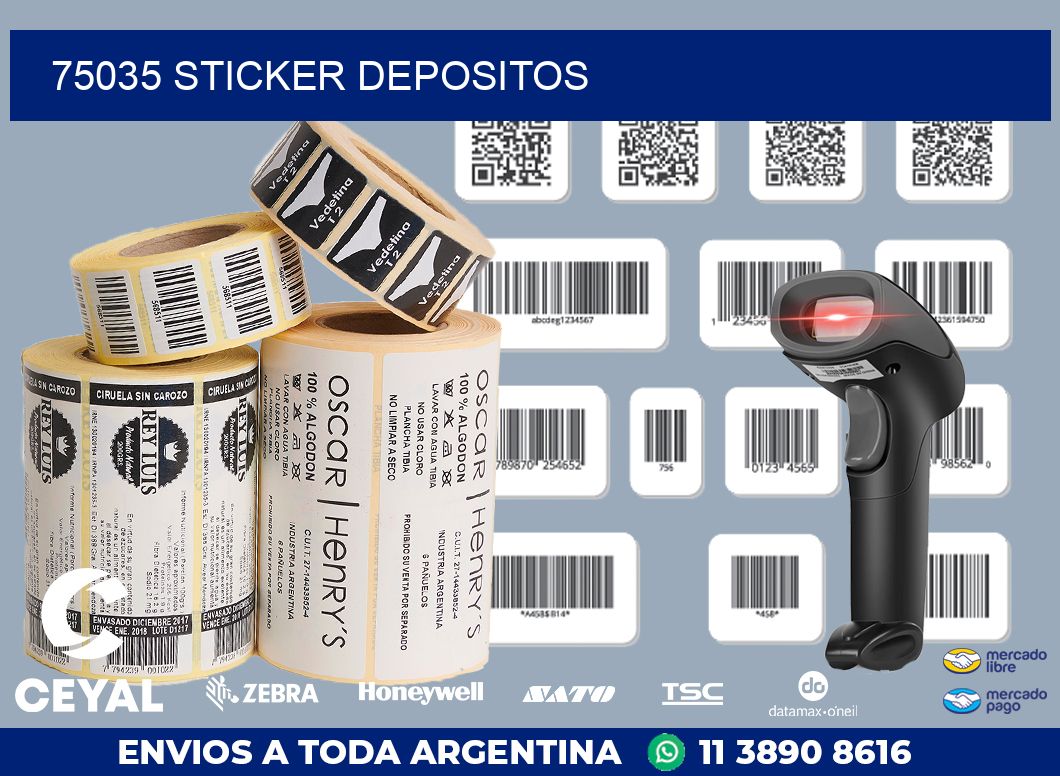 75035 STICKER DEPOSITOS
