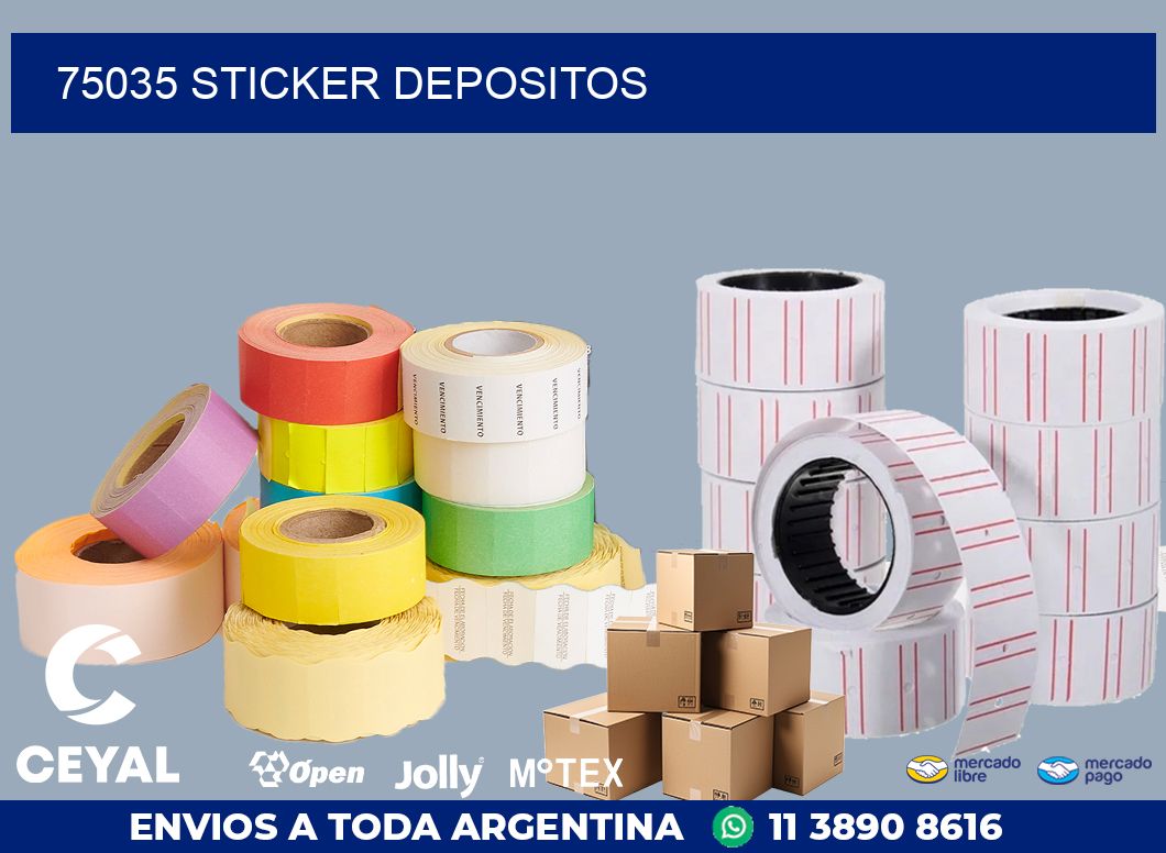 75035 STICKER DEPOSITOS