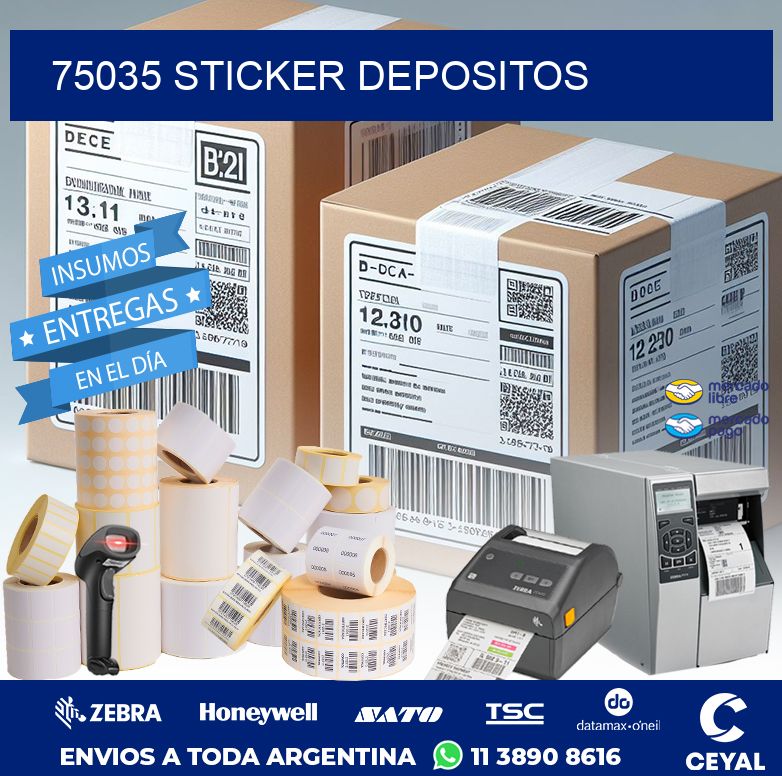 75035 STICKER DEPOSITOS