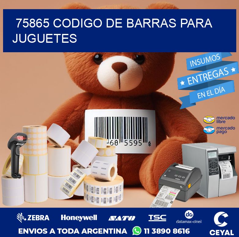 75865 CODIGO DE BARRAS PARA JUGUETES