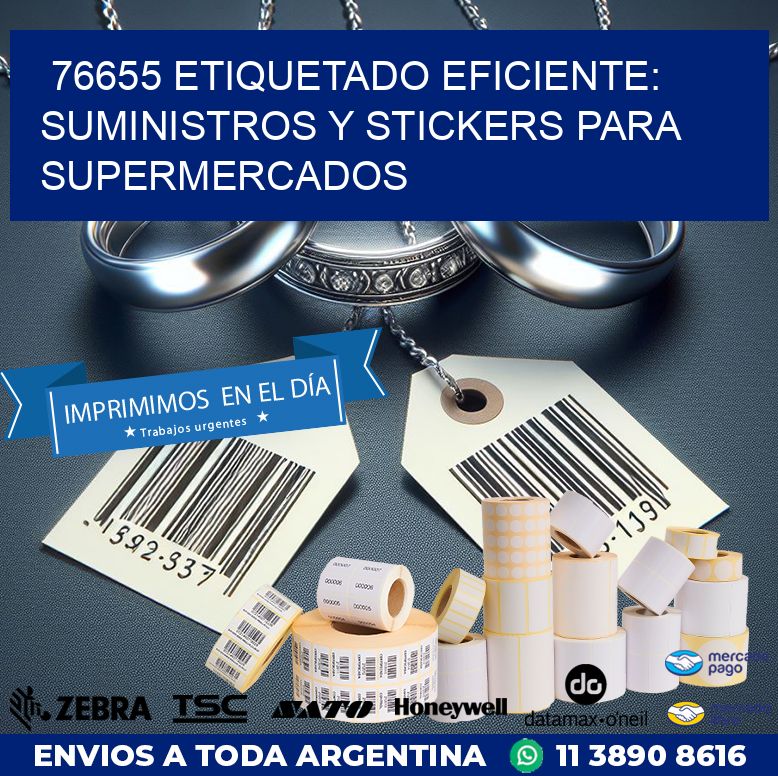 76655 ETIQUETADO EFICIENTE: SUMINISTROS Y STICKERS PARA SUPERMERCADOS