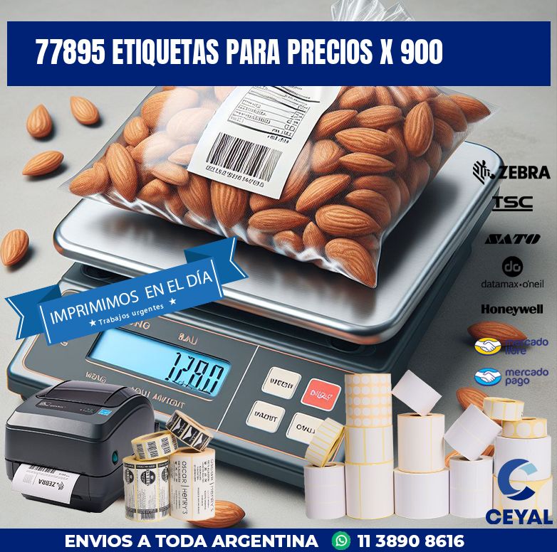 77895 ETIQUETAS PARA PRECIOS X 900