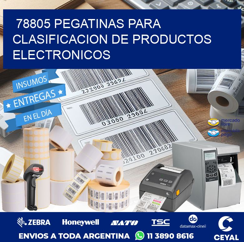 78805 PEGATINAS PARA CLASIFICACION DE PRODUCTOS ELECTRONICOS