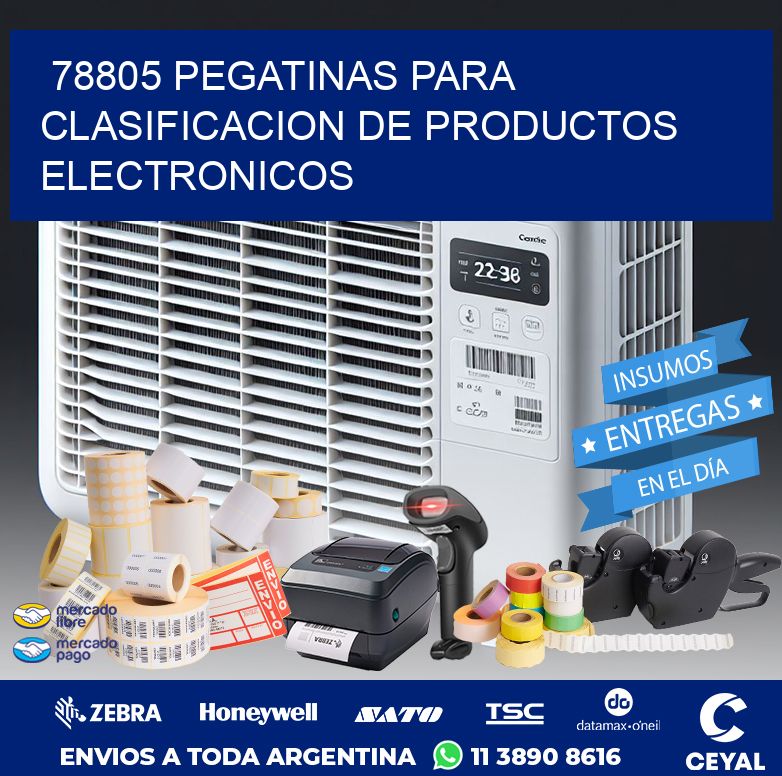 78805 PEGATINAS PARA CLASIFICACION DE PRODUCTOS ELECTRONICOS