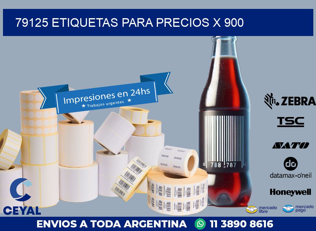 79125 ETIQUETAS PARA PRECIOS X 900