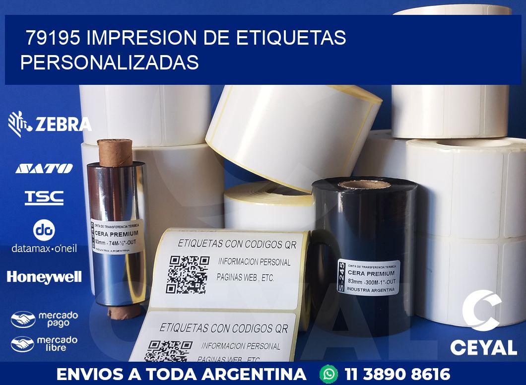 79195 IMPRESION DE ETIQUETAS PERSONALIZADAS
