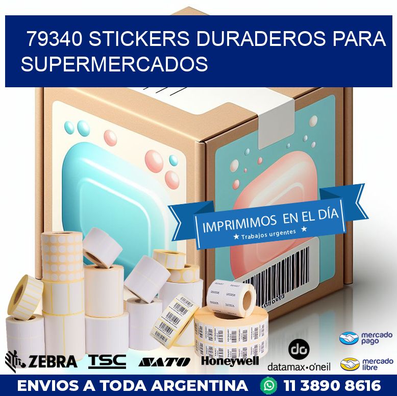 79340 STICKERS DURADEROS PARA SUPERMERCADOS
