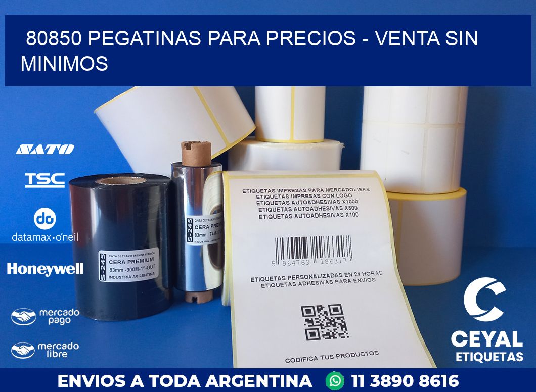 80850 PEGATINAS PARA PRECIOS - VENTA SIN MINIMOS