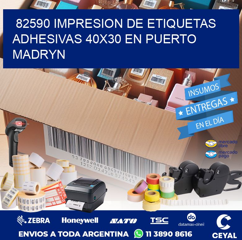 82590 IMPRESION DE ETIQUETAS ADHESIVAS 40X30 EN PUERTO MADRYN