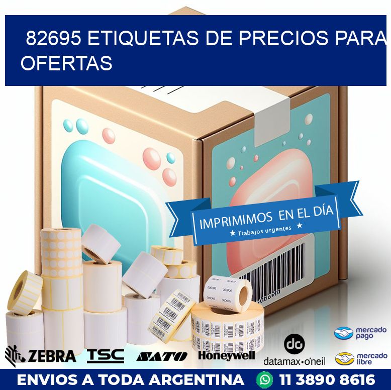 82695 ETIQUETAS DE PRECIOS PARA OFERTAS