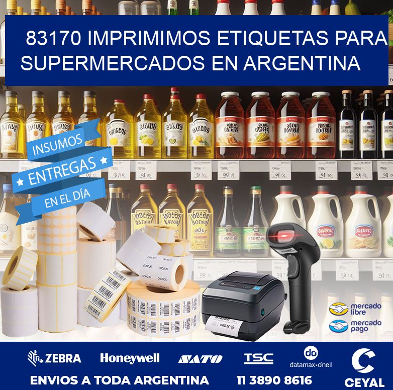 83170 IMPRIMIMOS ETIQUETAS PARA SUPERMERCADOS EN ARGENTINA