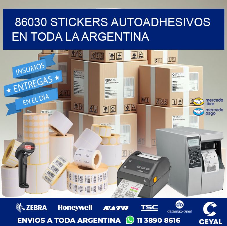 86030 STICKERS AUTOADHESIVOS EN TODA LA ARGENTINA