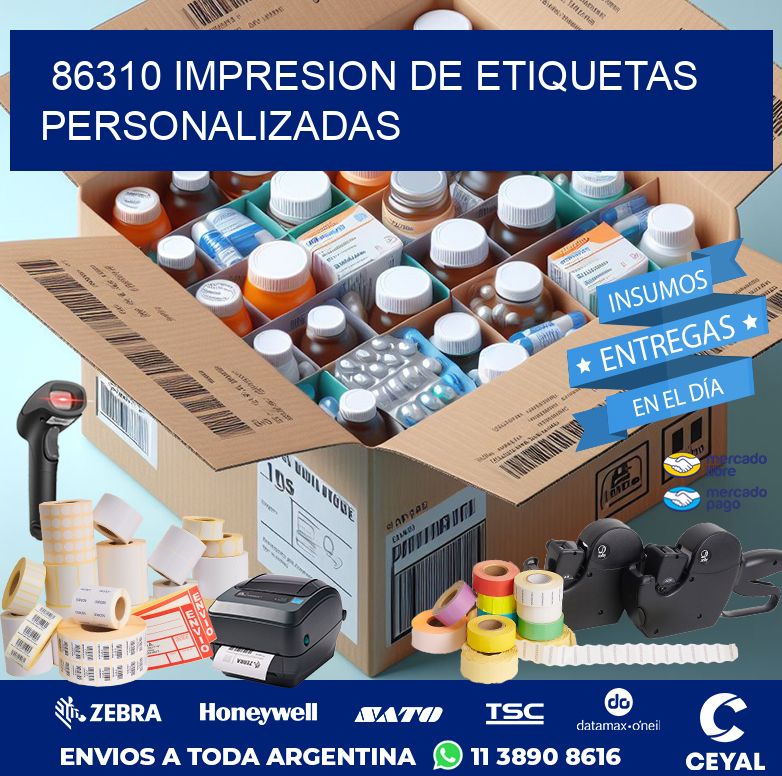 86310 IMPRESION DE ETIQUETAS PERSONALIZADAS