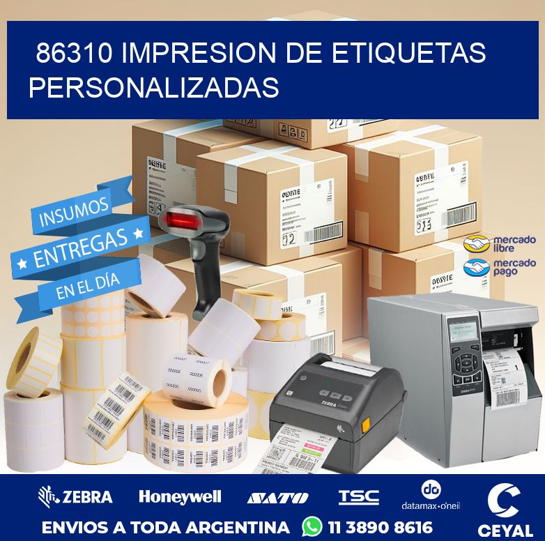 86310 IMPRESION DE ETIQUETAS PERSONALIZADAS