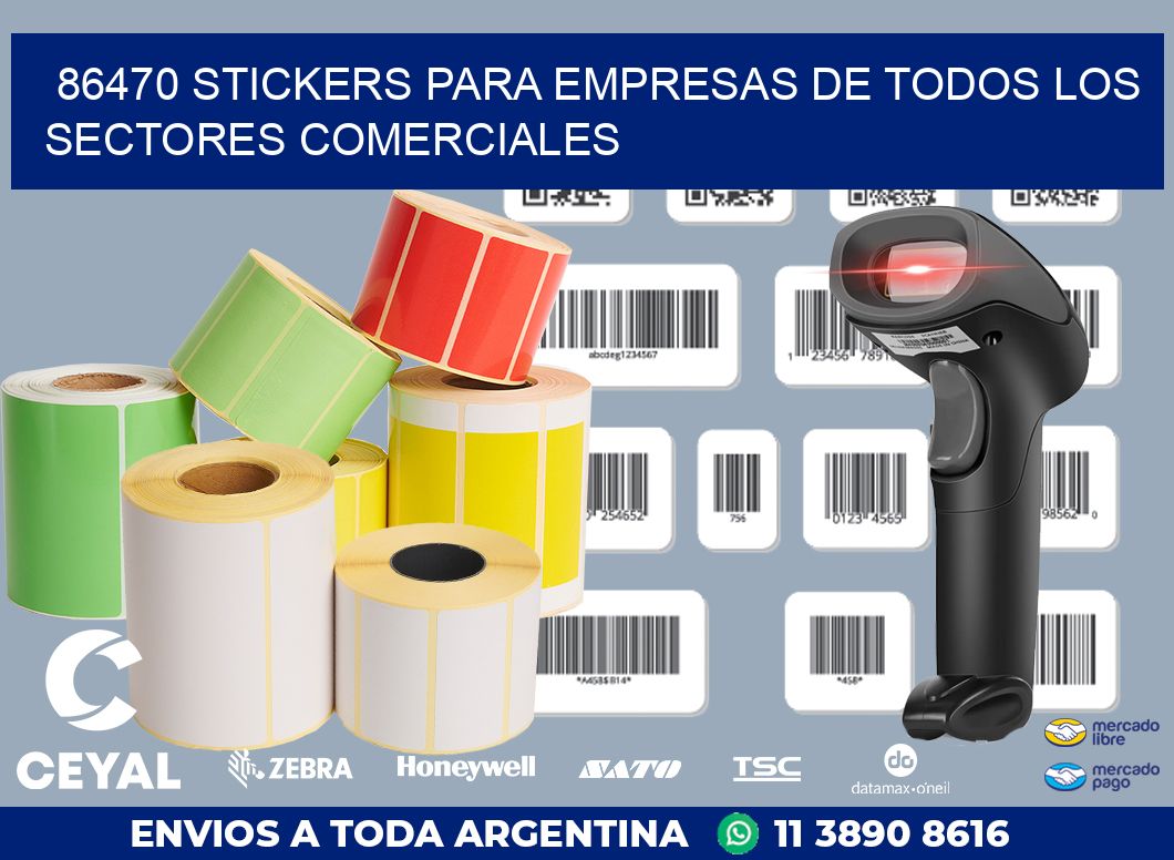 86470 STICKERS PARA EMPRESAS DE TODOS LOS SECTORES COMERCIALES