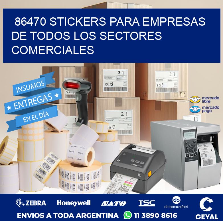 86470 STICKERS PARA EMPRESAS DE TODOS LOS SECTORES COMERCIALES