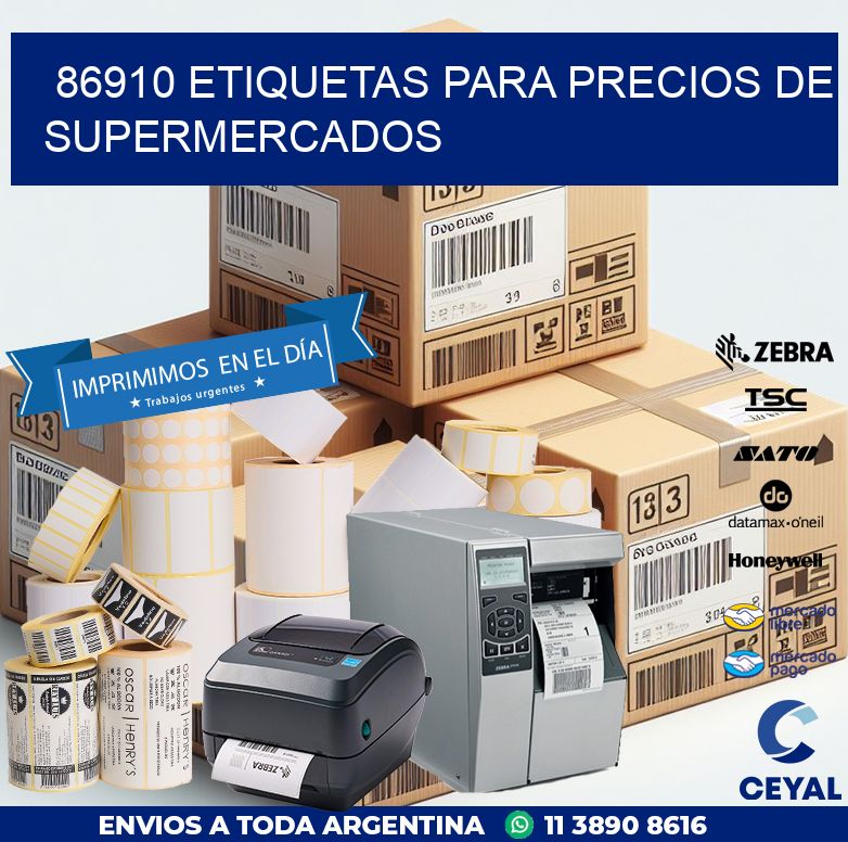 86910 ETIQUETAS PARA PRECIOS DE SUPERMERCADOS