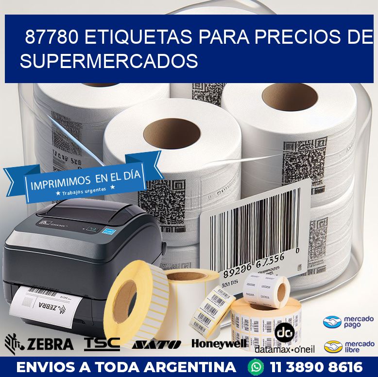 87780 ETIQUETAS PARA PRECIOS DE SUPERMERCADOS