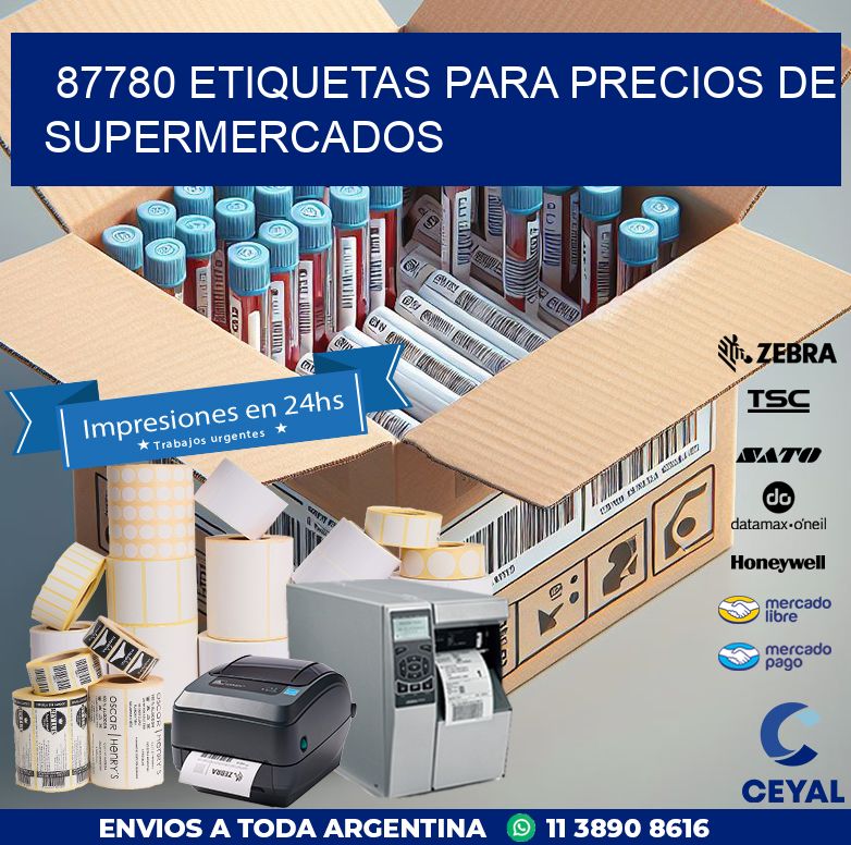 87780 ETIQUETAS PARA PRECIOS DE SUPERMERCADOS