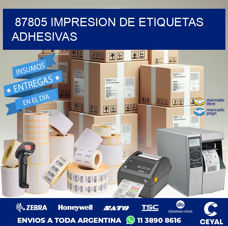 87805 IMPRESION DE ETIQUETAS ADHESIVAS