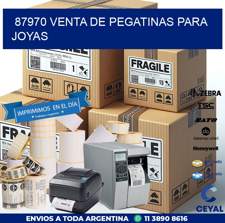 87970 VENTA DE PEGATINAS PARA JOYAS