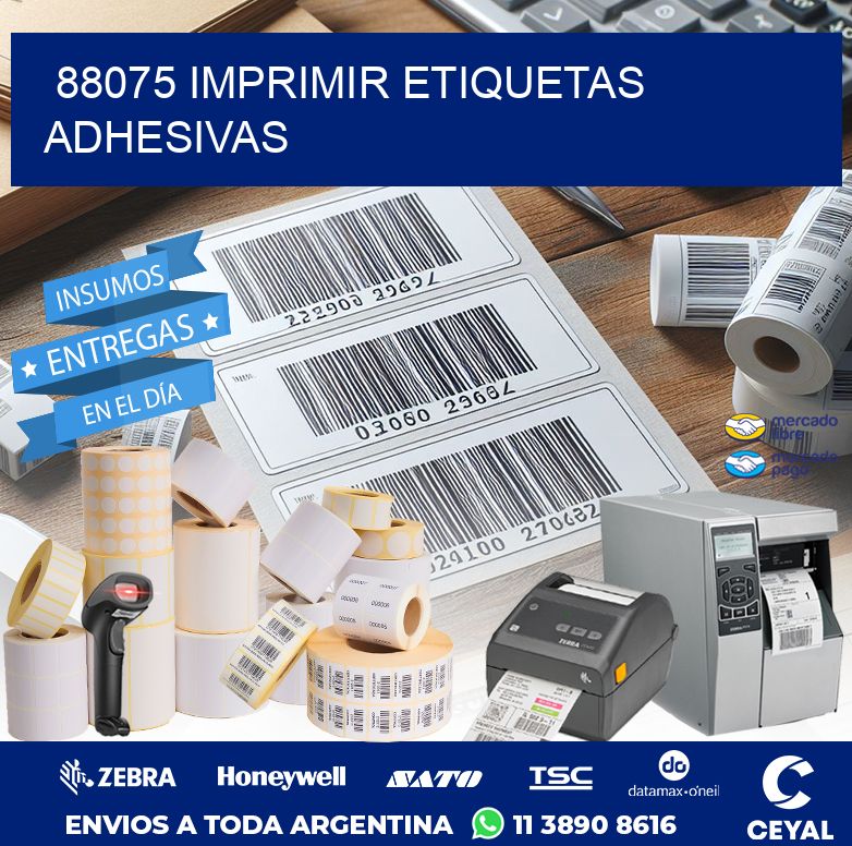 88075 IMPRIMIR ETIQUETAS ADHESIVAS