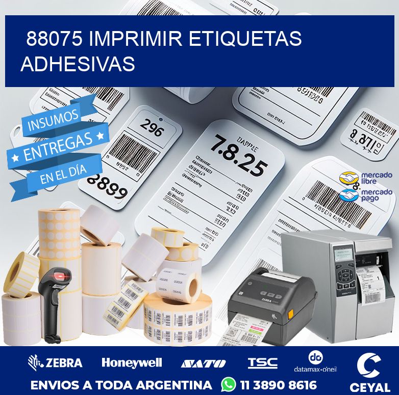 88075 IMPRIMIR ETIQUETAS ADHESIVAS