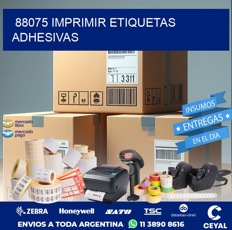 88075 IMPRIMIR ETIQUETAS ADHESIVAS