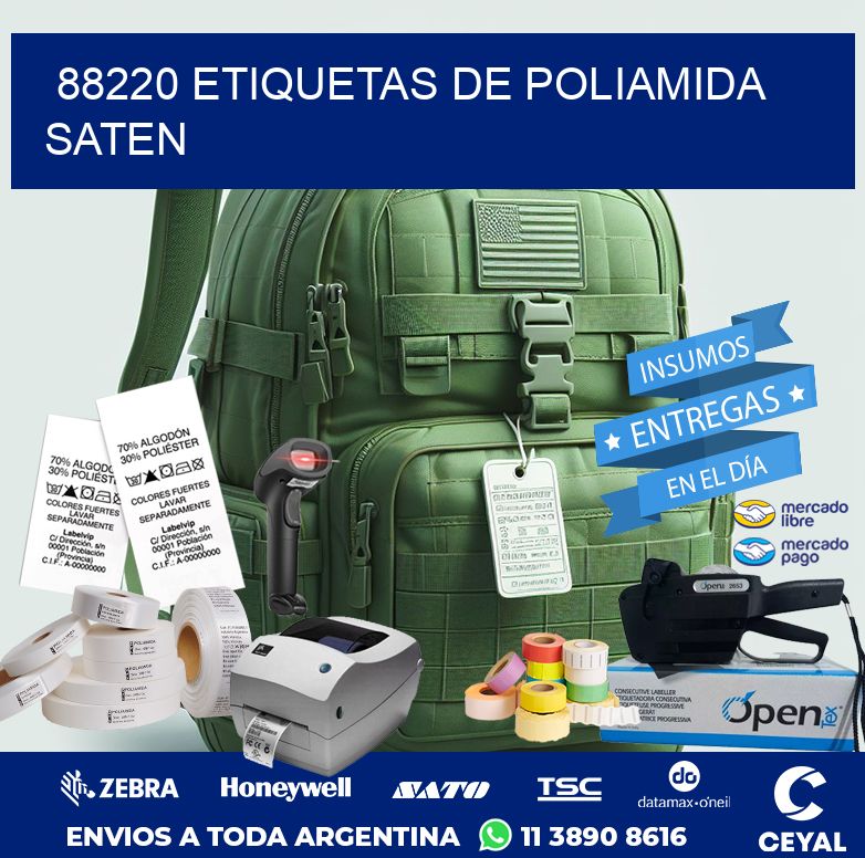 88220 ETIQUETAS DE POLIAMIDA SATEN