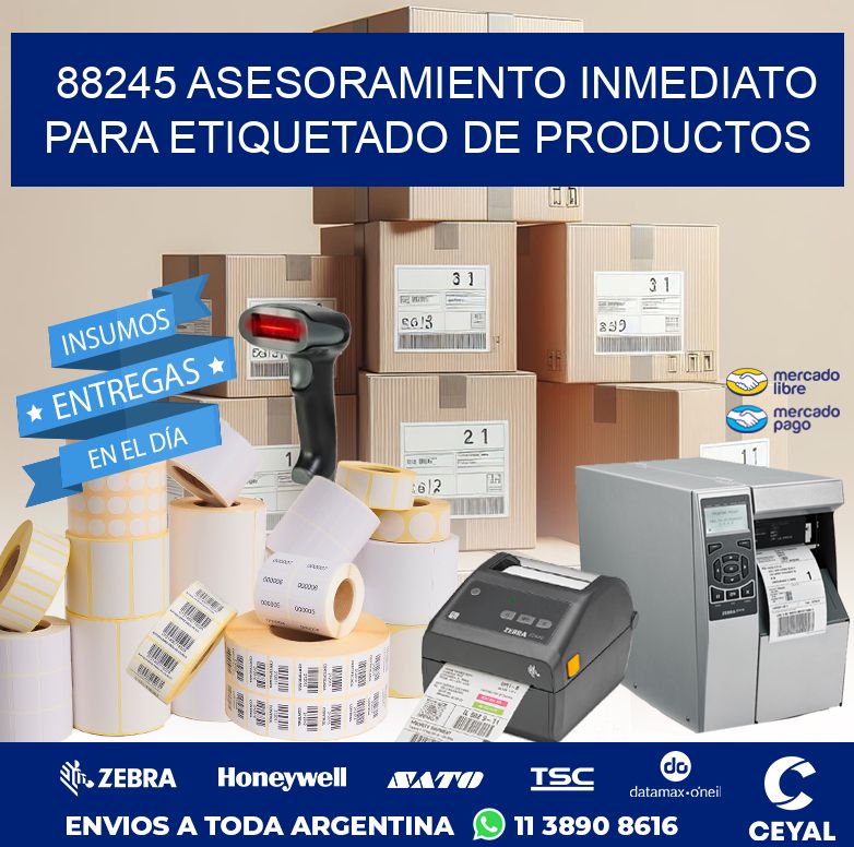 88245 ASESORAMIENTO INMEDIATO PARA ETIQUETADO DE PRODUCTOS