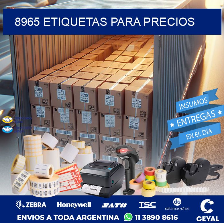 8965 ETIQUETAS PARA PRECIOS