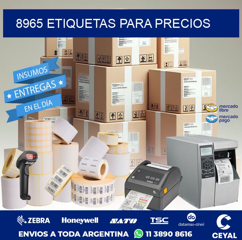 8965 ETIQUETAS PARA PRECIOS