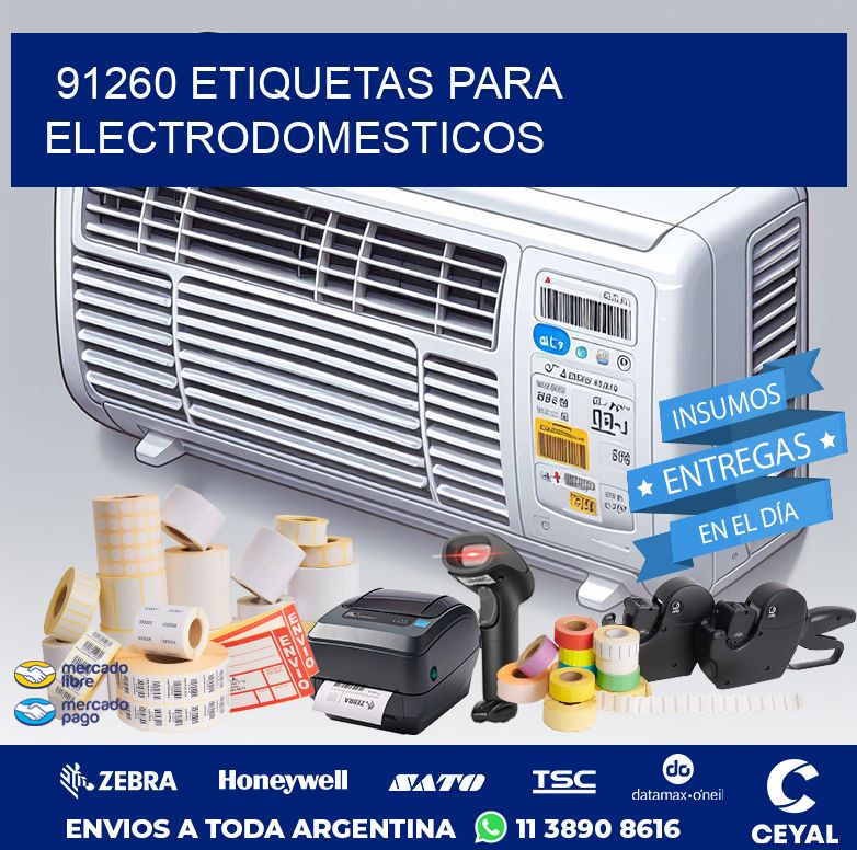 91260 ETIQUETAS PARA ELECTRODOMESTICOS