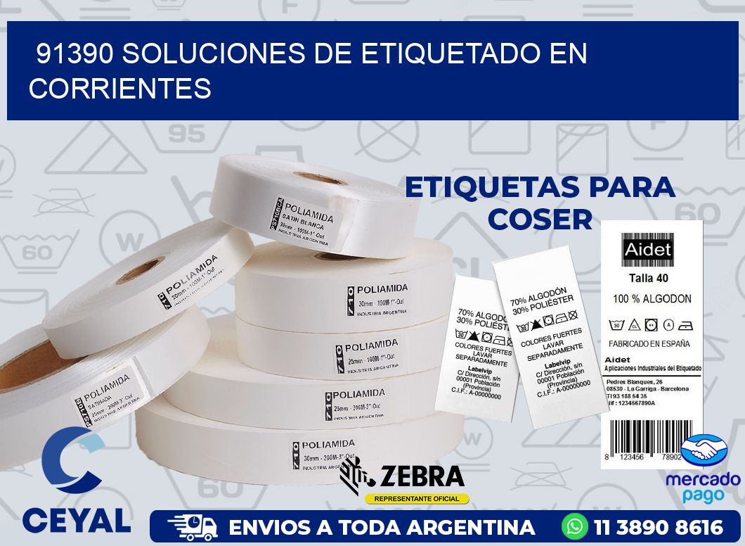 91390 SOLUCIONES DE ETIQUETADO EN CORRIENTES