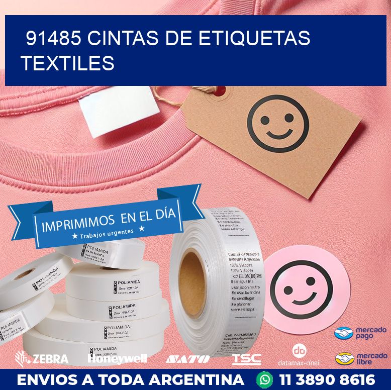 91485 CINTAS DE ETIQUETAS TEXTILES