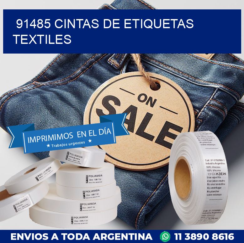 91485 CINTAS DE ETIQUETAS TEXTILES