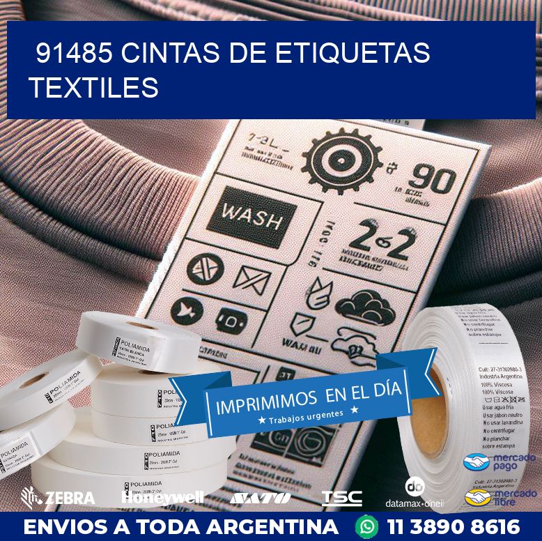 91485 CINTAS DE ETIQUETAS TEXTILES