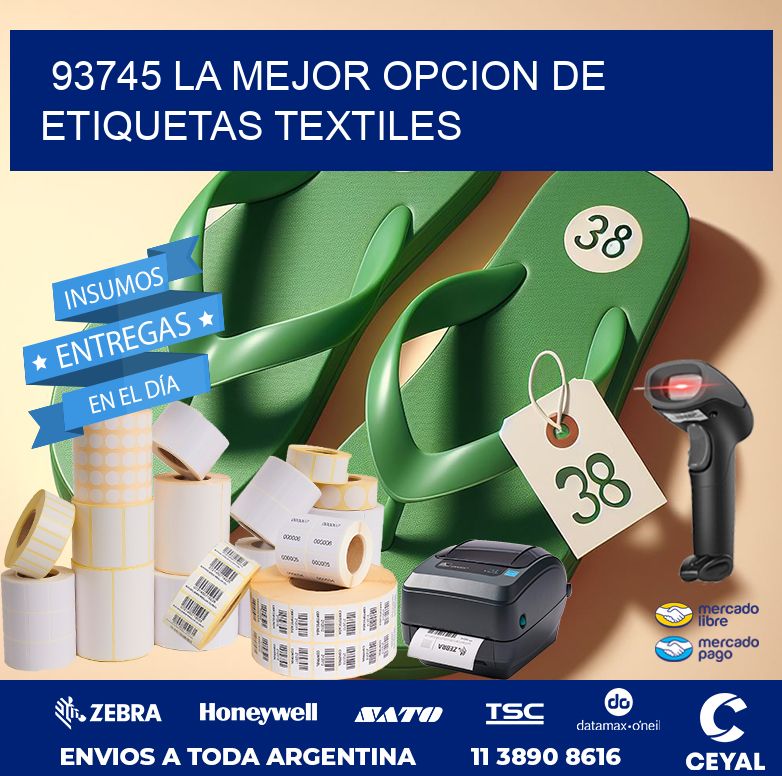 93745 LA MEJOR OPCION DE ETIQUETAS TEXTILES